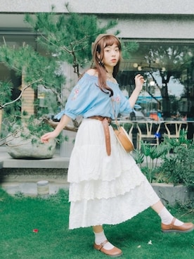 blingblingさん（レディース・159cm）の夏コーディネート