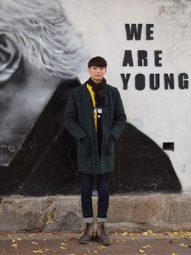 「Beyond Closet（-）のアイテム」を使った、JIN くんさん（メンズ・178cm）の春コーディネート