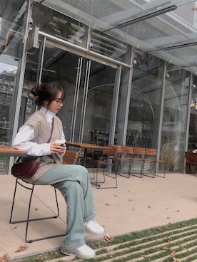 「Alexander McQueen（アレキサンダーマックイーン）のアイテム（その他シューズ）」を使った、BABE_ZHOUさん（レディース・165cm）の秋コーディネート
