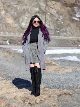 「Jolt   （-）のアイテム」を使った、Sunshine Yangさん（レディース・155cm）の春コーディネート