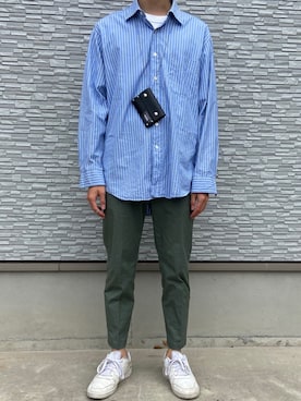 「ポーター」｜「アイテム（財布/小物）」を使った、たひさん（メンズ・170cm）の春コーディネート