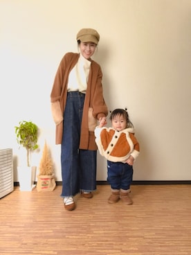 「1歳半」｜「アイテム（ブーティ）」を使った、Gasoline OiLyさん（レディース・150cm）の秋コーディネート