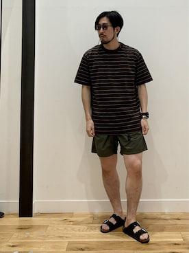 「EKAL（エカル）のアイテム（その他）」を使った、213shuntaさん（メンズ・168cm）の春コーディネート