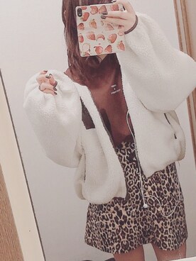 「アイテム（ブルゾン）」を使った、のあさん（レディース・161cm・10代）の冬コーディネート