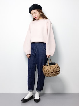 りっぴーさん(レディース・154cm)の冬コーディネート