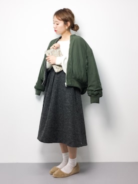 りっぴーさん(レディース・154cm)の冬コーディネート