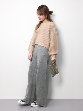 りっぴーさん（レディース・154cm）の冬コーディネート