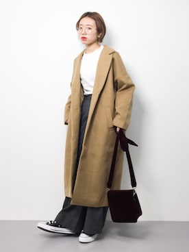 りっぴーさん（レディース・154cm）の冬コーディネート