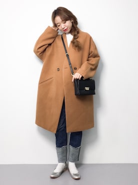 りっぴーさん（レディース・154cm）の冬コーディネート