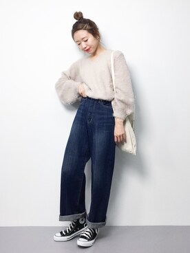 りっぴーさん（レディース・154cm）の冬コーディネート