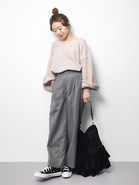 りっぴーさん（レディース・154cm）の冬コーディネート