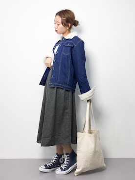 りっぴーさん（レディース・154cm）の冬コーディネート