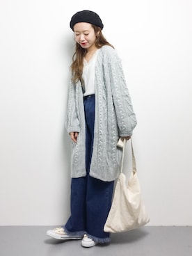 りっぴーさん(レディース・154cm)の冬コーディネート