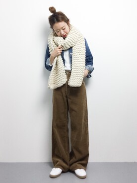 りっぴーさん（レディース・154cm）の冬コーディネート