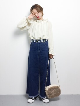 りっぴーさん（レディース・154cm）の冬コーディネート