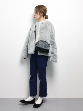 「MAISON TOKYO（メゾントウキョウ）のアイテム」を使った、りっぴーさん（レディース・154cm）の冬コーディネート