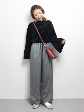 りっぴーさん（レディース・154cm）の冬コーディネート