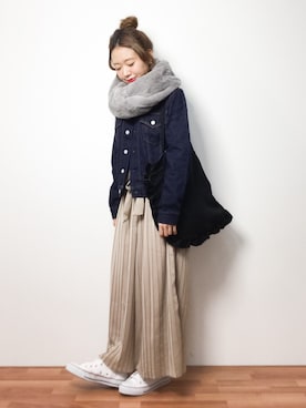 りっぴーさん（レディース・154cm）の冬コーディネート