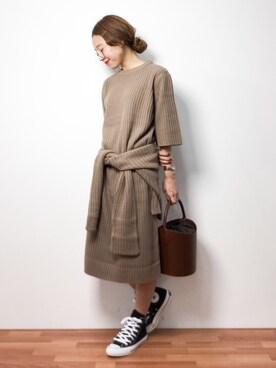 りっぴーさん（レディース・154cm）の冬コーディネート