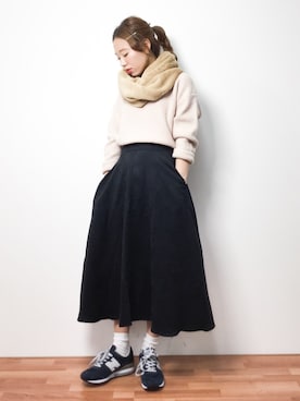 りっぴーさん(レディース・154cm)の冬コーディネート