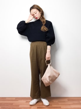 りっぴーさん（レディース・154cm）の冬コーディネート