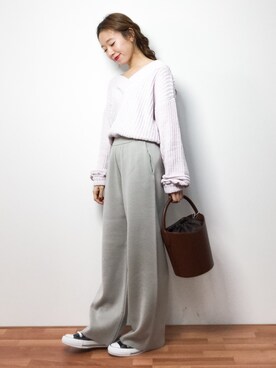 りっぴーさん（レディース・154cm）の冬コーディネート