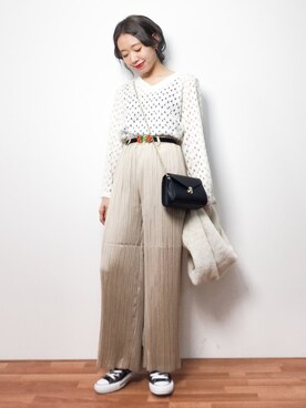 りっぴーさん（レディース・154cm）の冬コーディネート