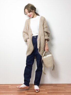 りっぴーさん（レディース・154cm）の冬コーディネート