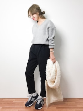 りっぴーさん（レディース・154cm）の冬コーディネート