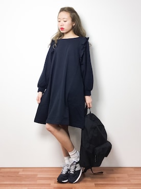 りっぴーさん（レディース・154cm）の冬コーディネート