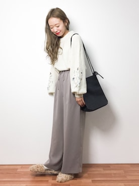 りっぴーさん(レディース・154cm)の冬コーディネート