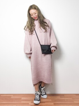 りっぴーさん（レディース・154cm）の冬コーディネート
