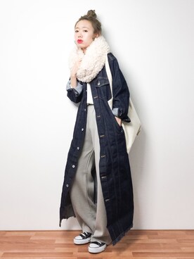 りっぴーさん（レディース・154cm）の冬コーディネート