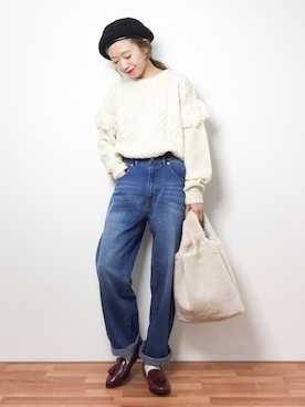 りっぴーさん（レディース・154cm）の冬コーディネート