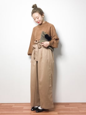 りっぴーさん（レディース・154cm）の冬コーディネート