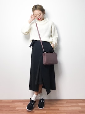 りっぴーさん（レディース・154cm）の冬コーディネート