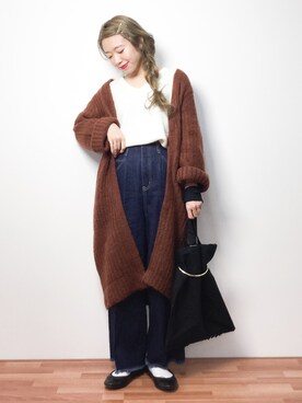 りっぴーさん（レディース・154cm）の冬コーディネート