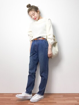 りっぴーさん(レディース・154cm)の冬コーディネート
