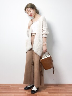 りっぴーさん(レディース・154cm)の冬コーディネート