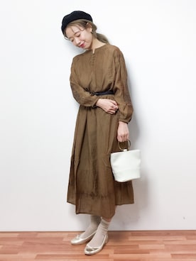 りっぴーさん（レディース・154cm）の冬コーディネート