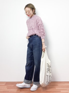 りっぴーさん(レディース・154cm)の冬コーディネート