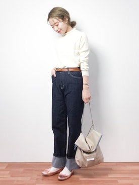 りっぴーさん（レディース・154cm）の冬コーディネート