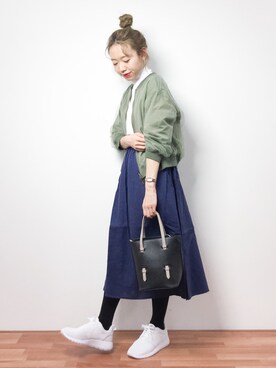 「Factor=（ファクターイコール）のアイテム（スカート）」を使った、りっぴーさん（レディース・154cm）の冬コーディネート
