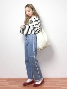 りっぴーさん（レディース・154cm）の冬コーディネート