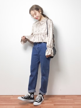 りっぴーさん(レディース・154cm)の冬コーディネート
