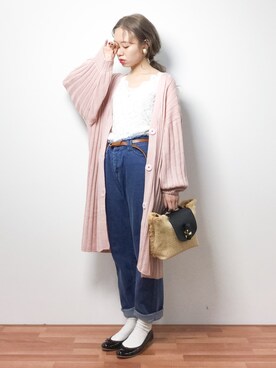 りっぴーさん(レディース・154cm)の冬コーディネート