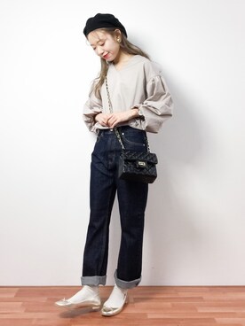 りっぴーさん（レディース・154cm）の冬コーディネート