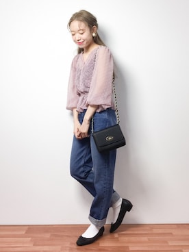 りっぴーさん（レディース・154cm）の冬コーディネート