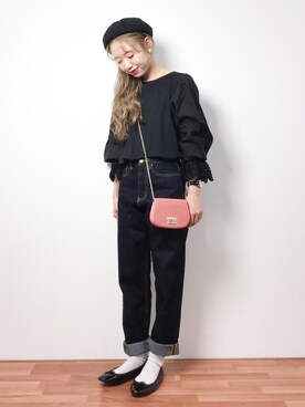 りっぴーさん(レディース・154cm)の冬コーディネート