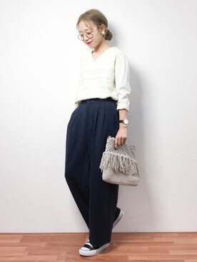 りっぴーさん（レディース・154cm）の冬コーディネート